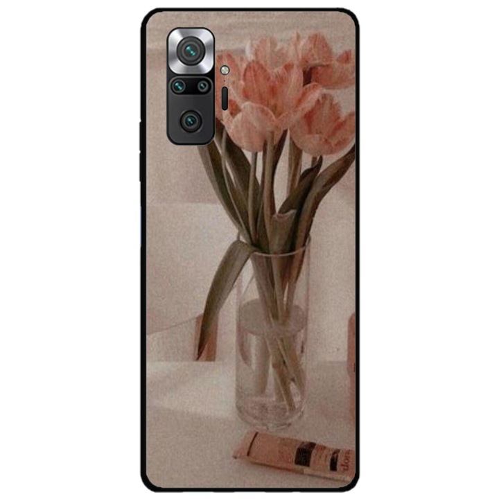 Персонализиран калъф Swim Case за Xiaomi Redmi Note 10 Pro Max, модел Flowers #14, многоцветен, S1D1M0208