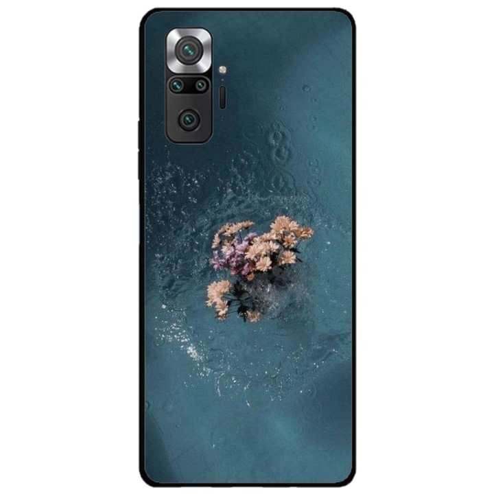 Персонализиран калъф за плуване и силиконово фолио за Xiaomi Redmi Note 11 Pro Plus 5G, цветя модел №15, многоцветен, S1D1M0215