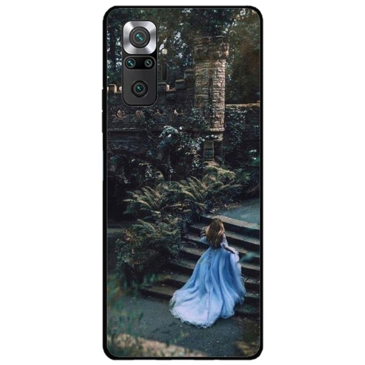 Husa personalizata Swim Case pentru Xiaomi Redmi Note 10 Pro Max, model Bride, multicolor, S1D1M0338
