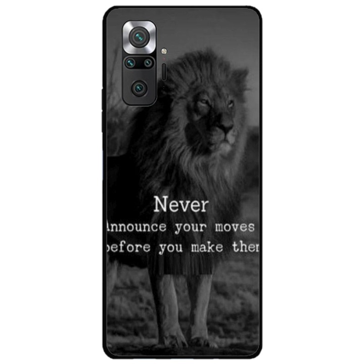 Husa personalizata HQ Print si Folie de Silicon pentru Xiaomi Redmi Note 11 Pro Plus 5G, model Quote #2, multicolor, S1D1M0330