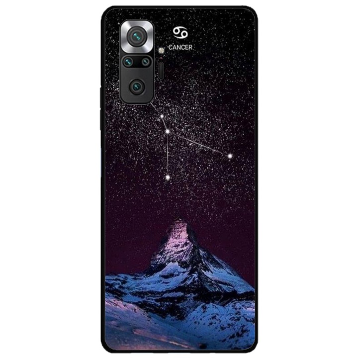 Husa personalizata Swim Case pentru Xiaomi Redmi Note 10 Pro Max, model Cancer Sky, multicolor, S1D1M0356
