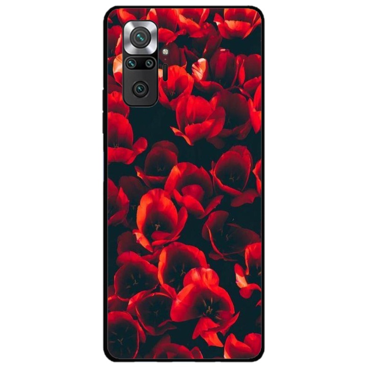 Husa personalizata HQ Print pentru Xiaomi Redmi Note 11 Pro Plus 5G, model Flowers #24, multicolor, S1D1M0386