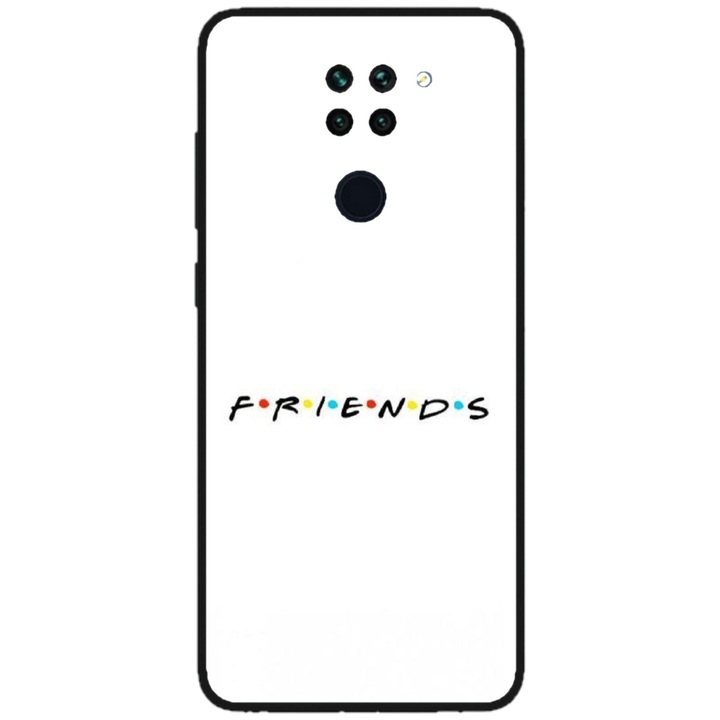 Персонализиран калъф за плуване и силиконово фолио за Xiaomi Mi 10T Lite 5G, модел FRIENDS #1, многоцветен, S1D1M0043