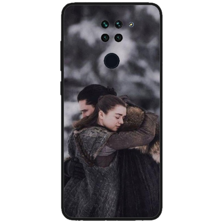 Персонализиран калъф HQPrint и силиконово фолио за Xiaomi Redmi Note 9T 5G, Game of Thrones модел №2, многоцветен, S1D1M0084