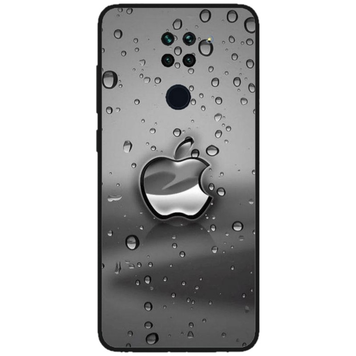 Персонализиран калъф за плуване и силиконово фолио за OPPO Reno5 Lite, Rainy модел с лого на Apple, многоцветен, S1D1M0148