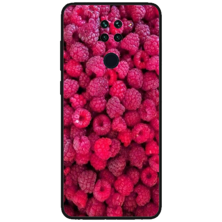 Персонализиран калъф Swim Case за Xiaomi Redmi Note 9T 5G, модел Raspberry, многоцветен, S1D1M0234