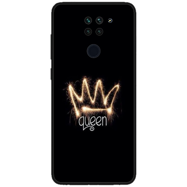 Husa personalizata HQPrint pentru Xiaomi Redmi Note 9T, model Queen, multicolor, S1D1M0243