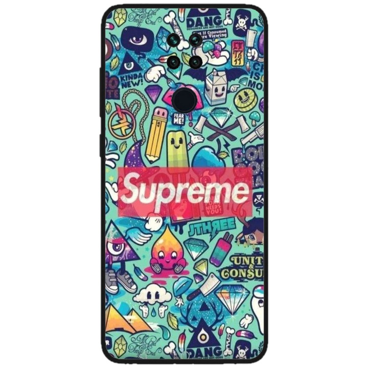 Персонализиран калъф Swim Case за Xiaomi Redmi Note 9T 5G, модел Supreme, многоцветен, S1D1M0360