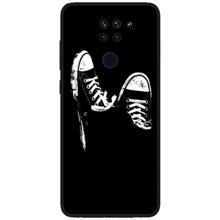 Husa personalizata HQPrint pentru Xiaomi Redmi Note 9T 5G, model Sneakers, multicolor, S1D1M0381