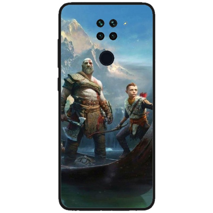 Персонализиран калъф за плуване за Xiaomi Redmi Note 9T 5G, модел God of War #1, многоцветен, S1D1M0008