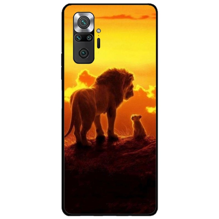 Husa personalizata HQ Print pentru Xiaomi Redmi Note 11 Pro Plus 5G, model Lion King #1, multicolor, S1D1M0119