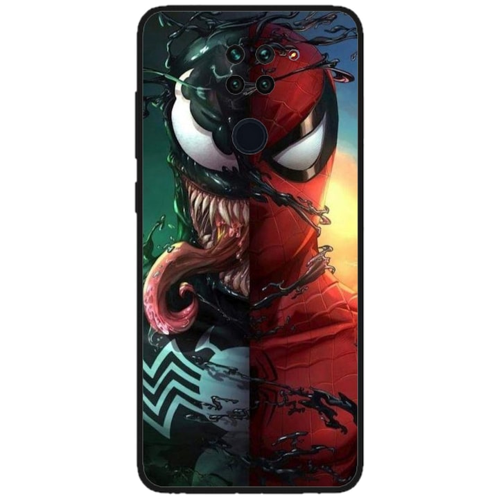 Husa personalizata HQPrint pentru Xiaomi Redmi Note 9T, model Spiderman #5, multicolor, S1D1M0171