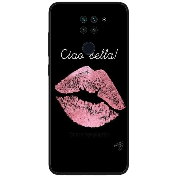 Персонализиран калъф за плуване и силиконово фолио за OPPO A54, модел Ciao Bella!, многоцветен, S1D1M0261