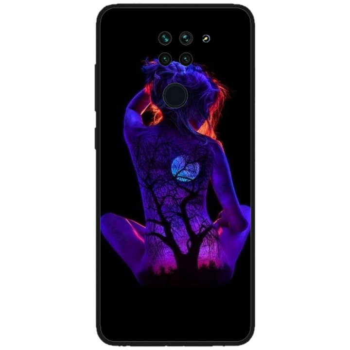 Husa personalizata HQPrint pentru Xiaomi Redmi Note 9T, model Colorful #8, multicolor, S1D1M0329