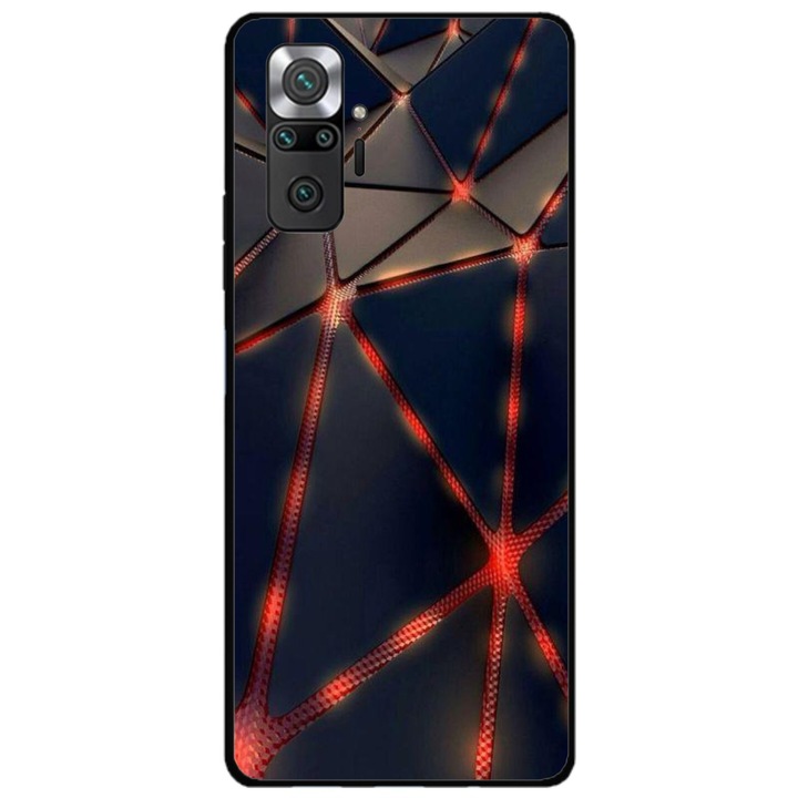 Персонализиран калъф Swim Case за Xiaomi Redmi Note 11 Pro Plus 5G, модел Lava Triangles, многоцветен, S1D1M0367