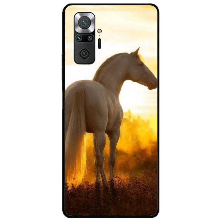 Персонализиран калъф Swim Case за Xiaomi Redmi Note 10, модел Horse #2, многоцветен, S1D1M0218