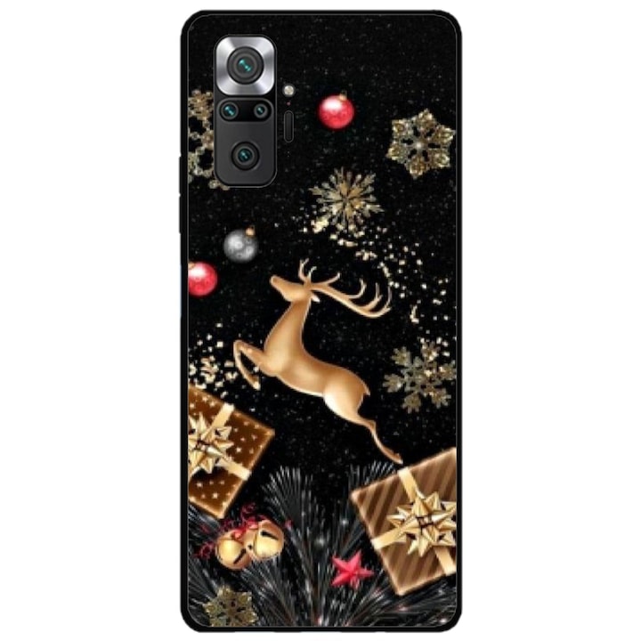 Husa personalizata HQ Print pentru Xiaomi Redmi Note 11 Pro Plus 5G, model Reindeer #2, multicolor, S1D1M0052