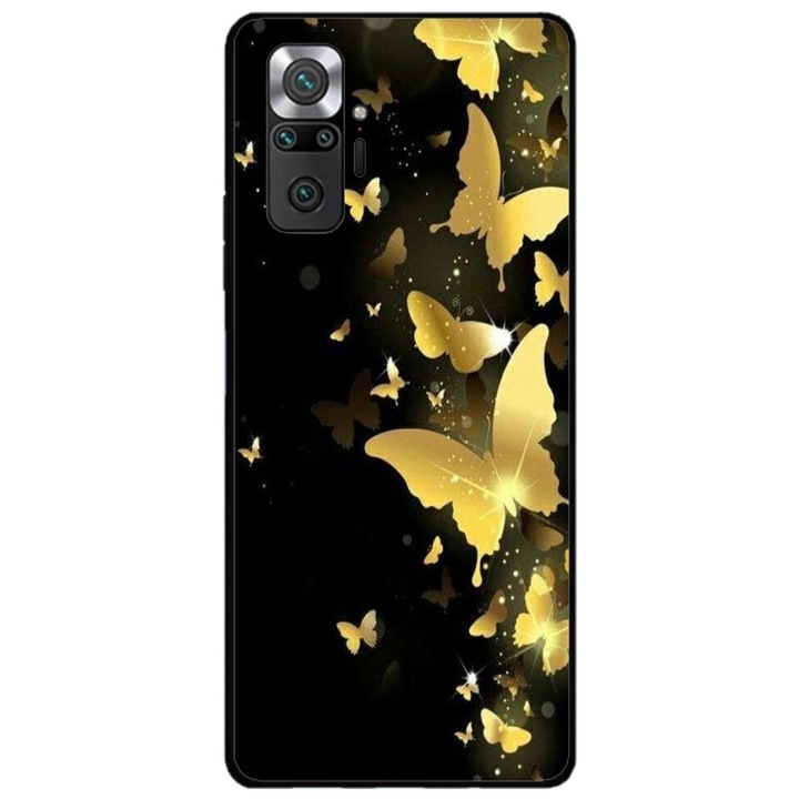 Husa personalizata HQ Print pentru Xiaomi Redmi Note 11 Pro Plus 5G, model Butterfly #6, multicolor, S1D1M0045
