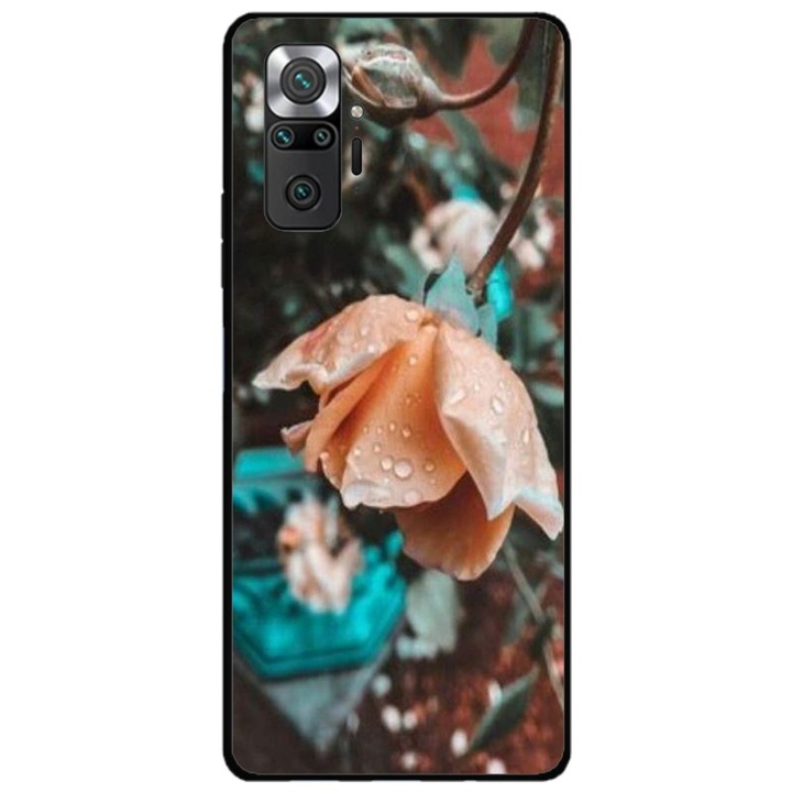 Персонализиран калъф Swim Case за Xiaomi Redmi Note 10 Pro Max, модел Flowers #10, многоцветен, S1D1M0149
