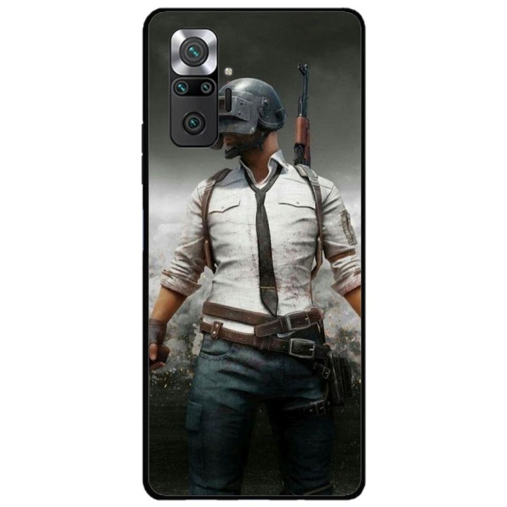 Husa personalizata HQ Print pentru Xiaomi Redmi Note 11 Pro Plus 5G, model PUBG #1, multicolor, S1D1M0214