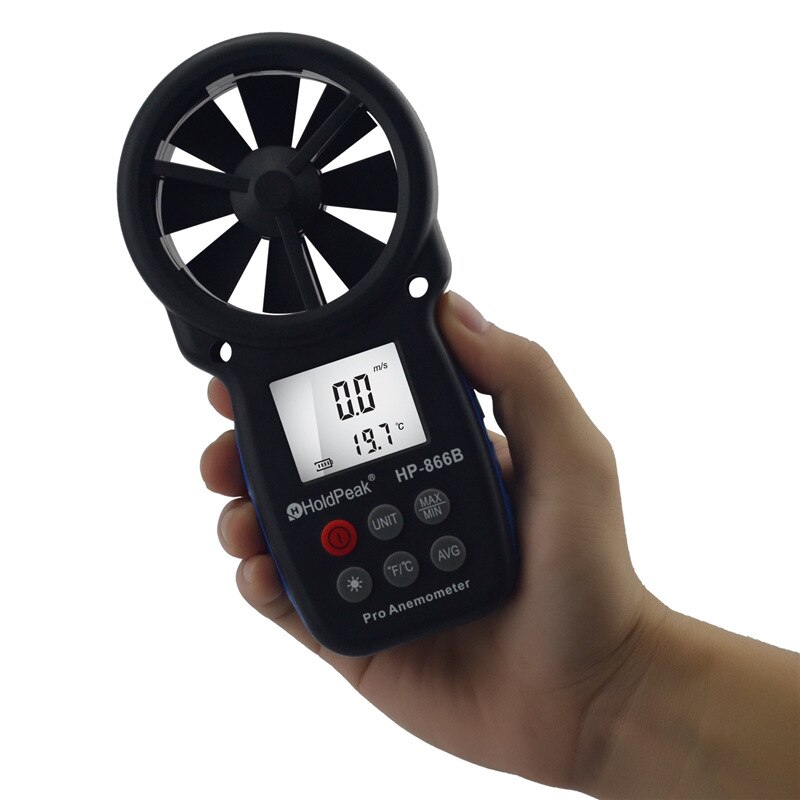 Anemometru Digital Portabil Holdpeak Negru Emag Ro