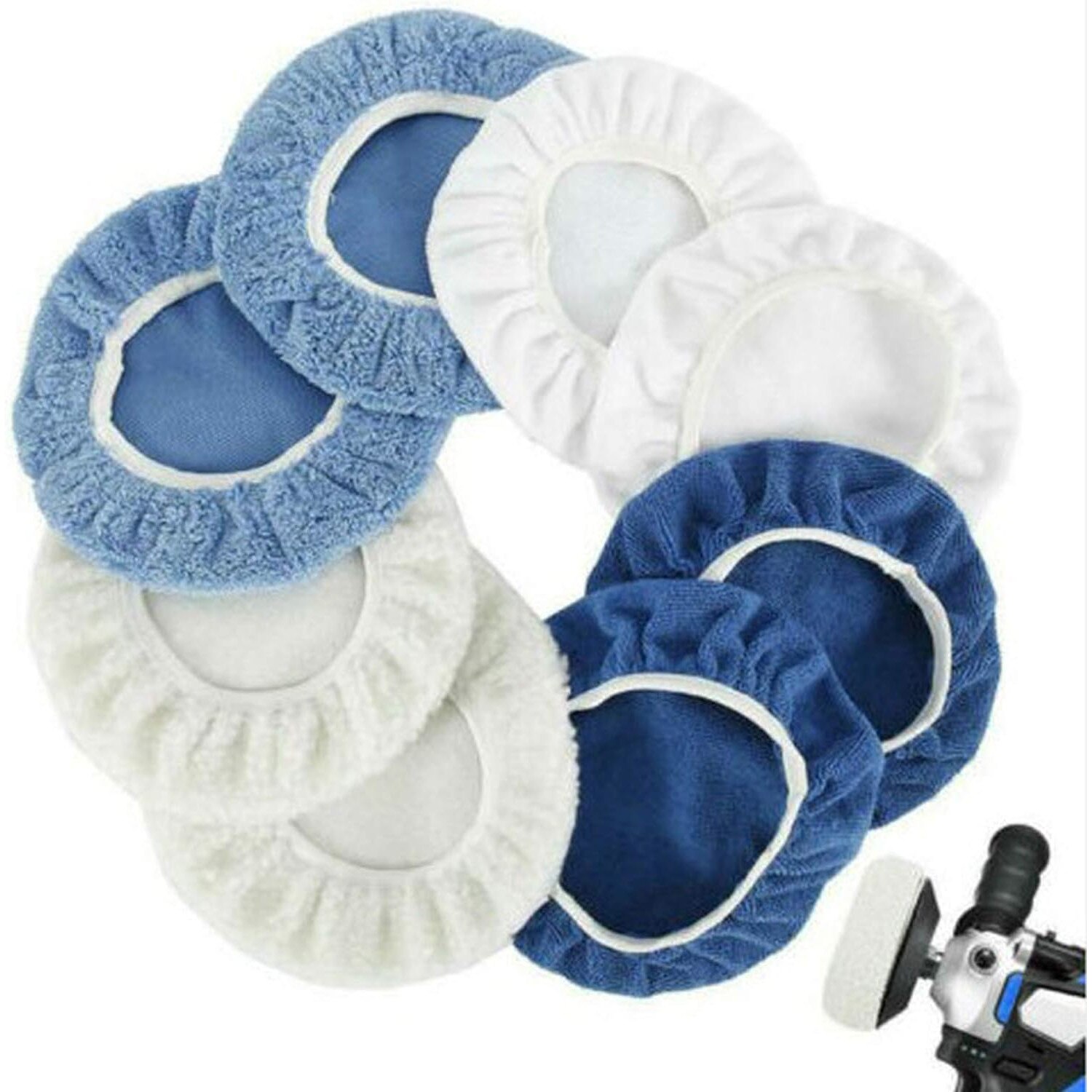 Set 8 Capsule Polizare, KkvoGmle, Microfibra, Albastru