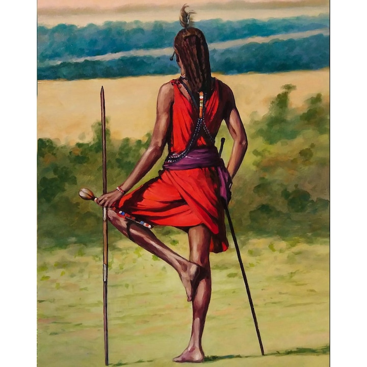 Рисуване по номера ITA ART, Африка, 40х50см, Многоцветен