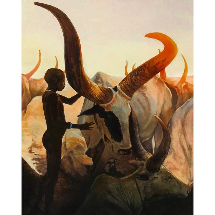 Рисуване по номера ITA ART, Духът на Африка 2, 40х50см, Многоцветен