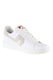 Levi's, Pantofi sport de piele ecologica, Alb, Gri, 44
