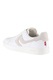 Levi's, Pantofi sport de piele ecologica, Alb, Gri, 44