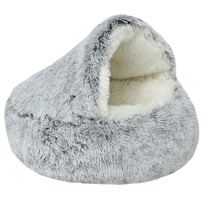 Pat pentru pisici, 50 x 35cm, Gri