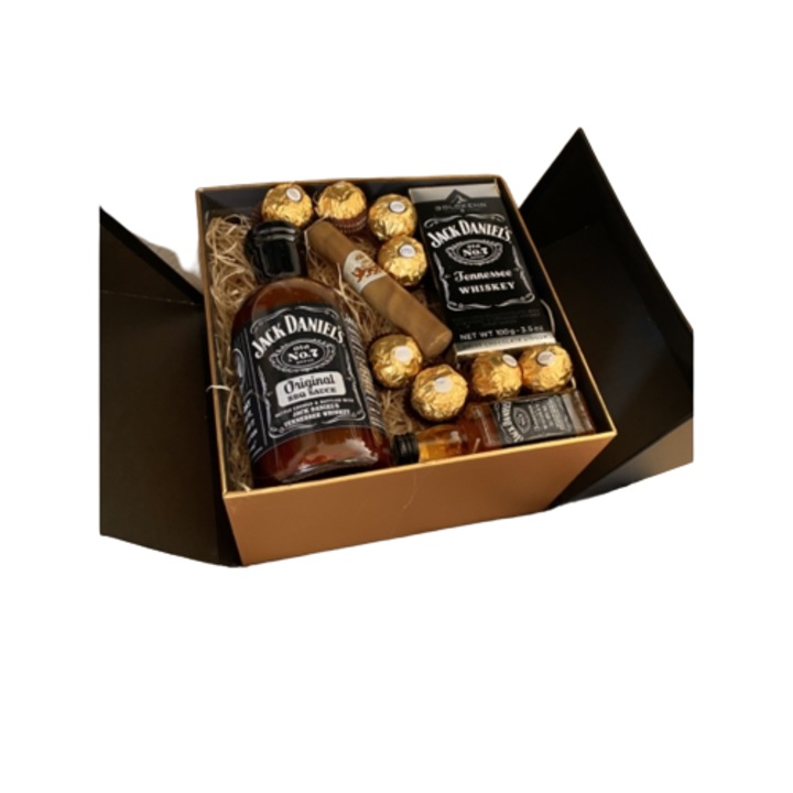 Jack Daniel’s + Ferrero Rocher + BBQ szósz LuxBox