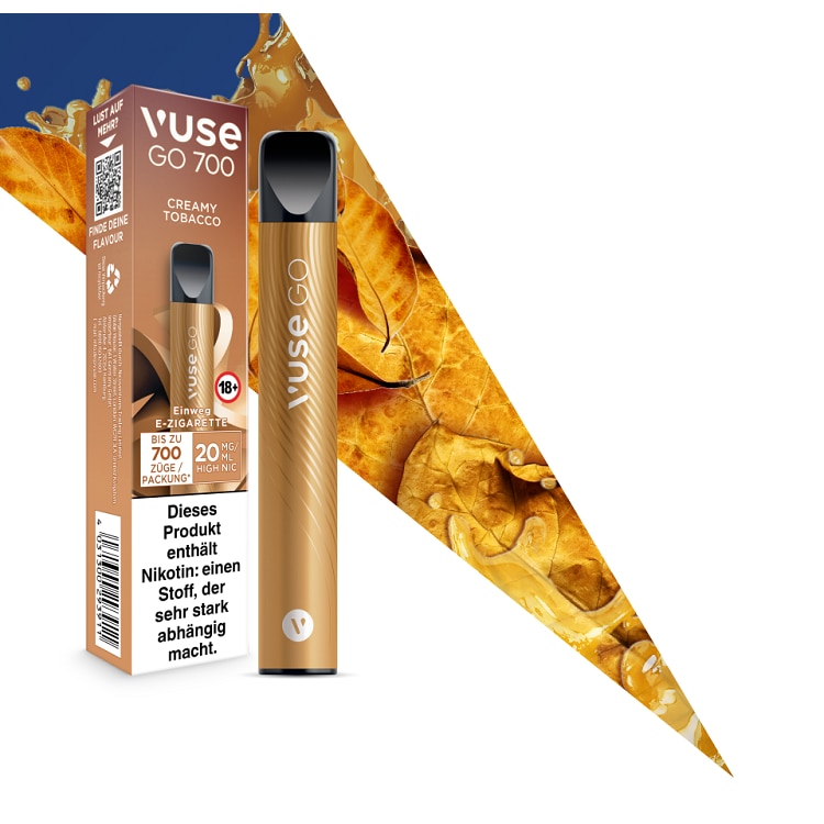 elf bar vape uk VUSE GO 1000 - Creamy Tobacco main image 1