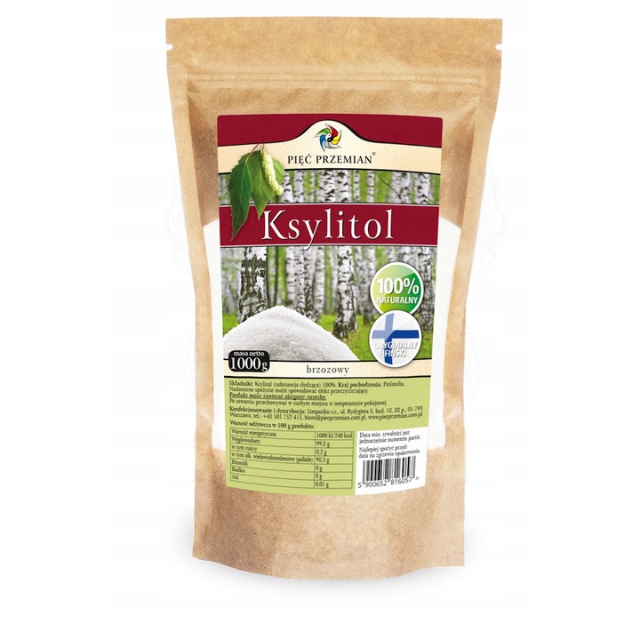 Indulcitor Xilitol, Piec Przemian, 1kg