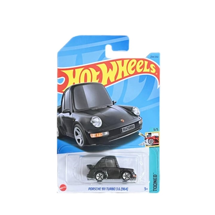 ΠΠ΅ΡΠ°Π»Π½Π° ΠΊΠΎΠ»Π° Hot Wheels, Porsche 911 Turbo 3.6 (964) Tooned, 1:64, Π§Π΅ΡΠ΅Π½
