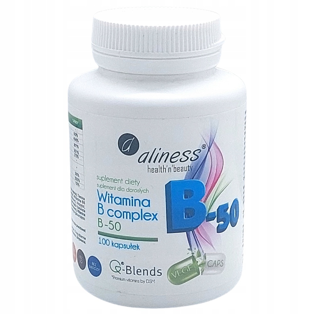 Vitamina B COMPLEX B-50, Aliness, 100 Capsule - EMAG.ro