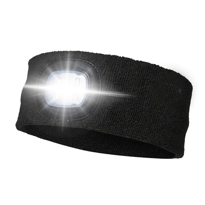 LED фар, YWX, памук/спандекс, черен