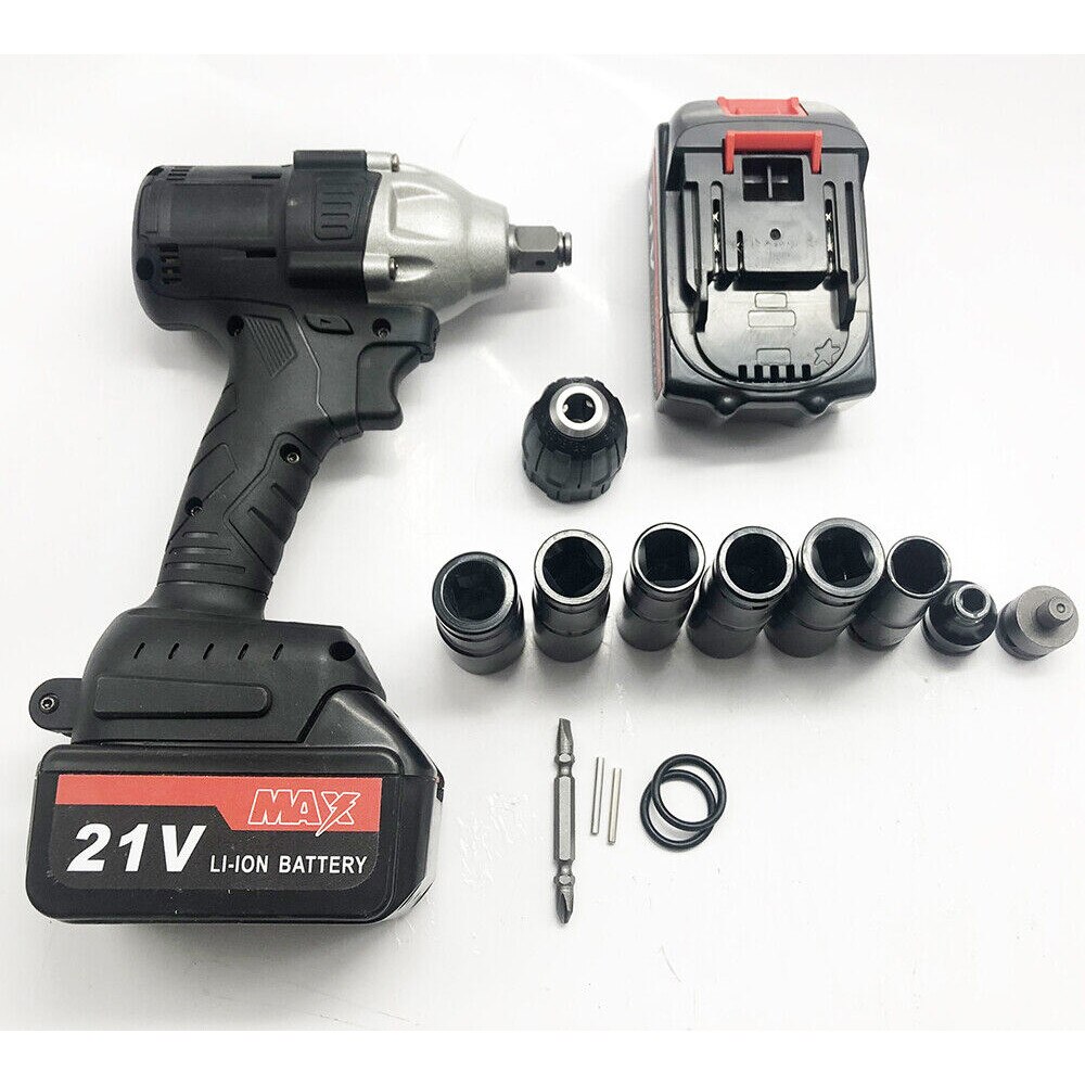 Burghiu electric, 21 V, 3 viteze, 22 mm, 1800 rpm, indicator LED