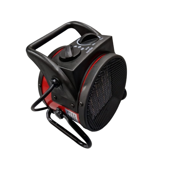 Aeroterma electrica cu rezistenta ceramica BH-93, 3000W, trei trepte, 230V, 217 m3 flux aer