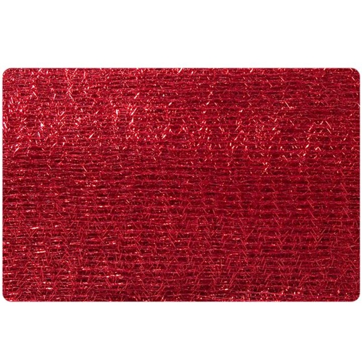 Napron decorativ pentru masa de Craciun Shopiens®, rosu, 3 m x 80 cm