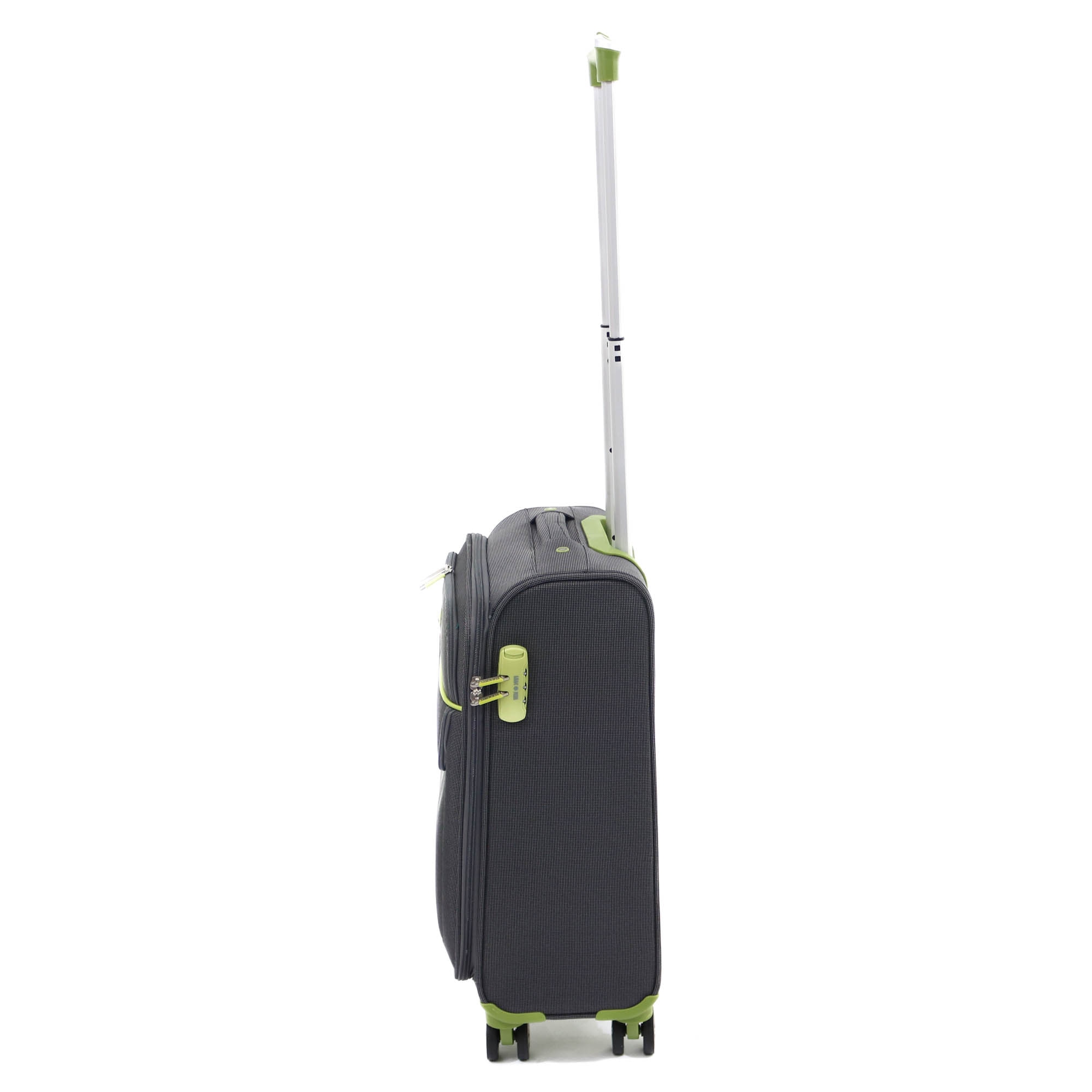 Troler Lamonza Superlight 55x37x22 cm, 2.1 kg, gri / verde - eMAG.ro