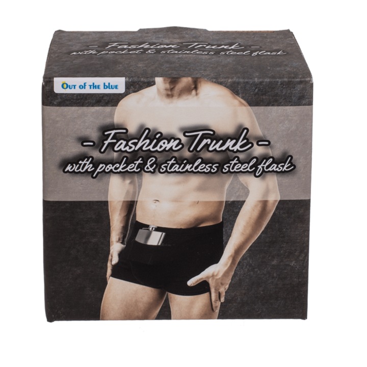 Мъжки боксерки, ШантавоЕ, 596, с таен джоб и метална манерка