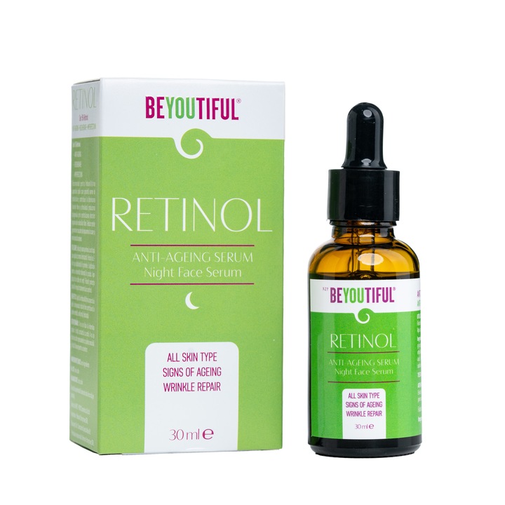 Ser de noapte pentru fata, cu Retinol, 30 ml