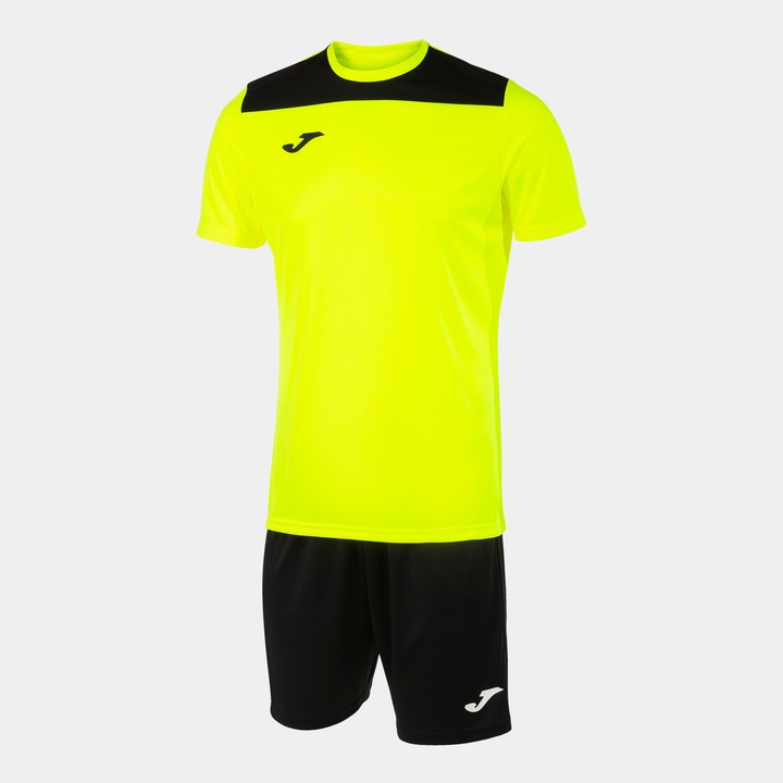 Set fotbal Joma PHOENIX II, negru/galben fluo, Galben fosforescent