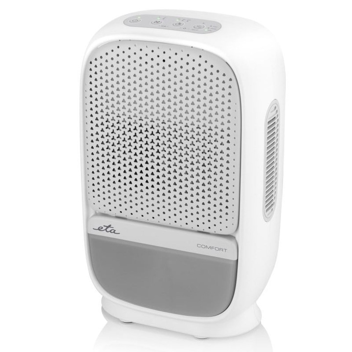 Влагоуловител ETA Comfort 1630 90000, йонизация, UV дезинфекция, 60W, 1.2 литра, бял