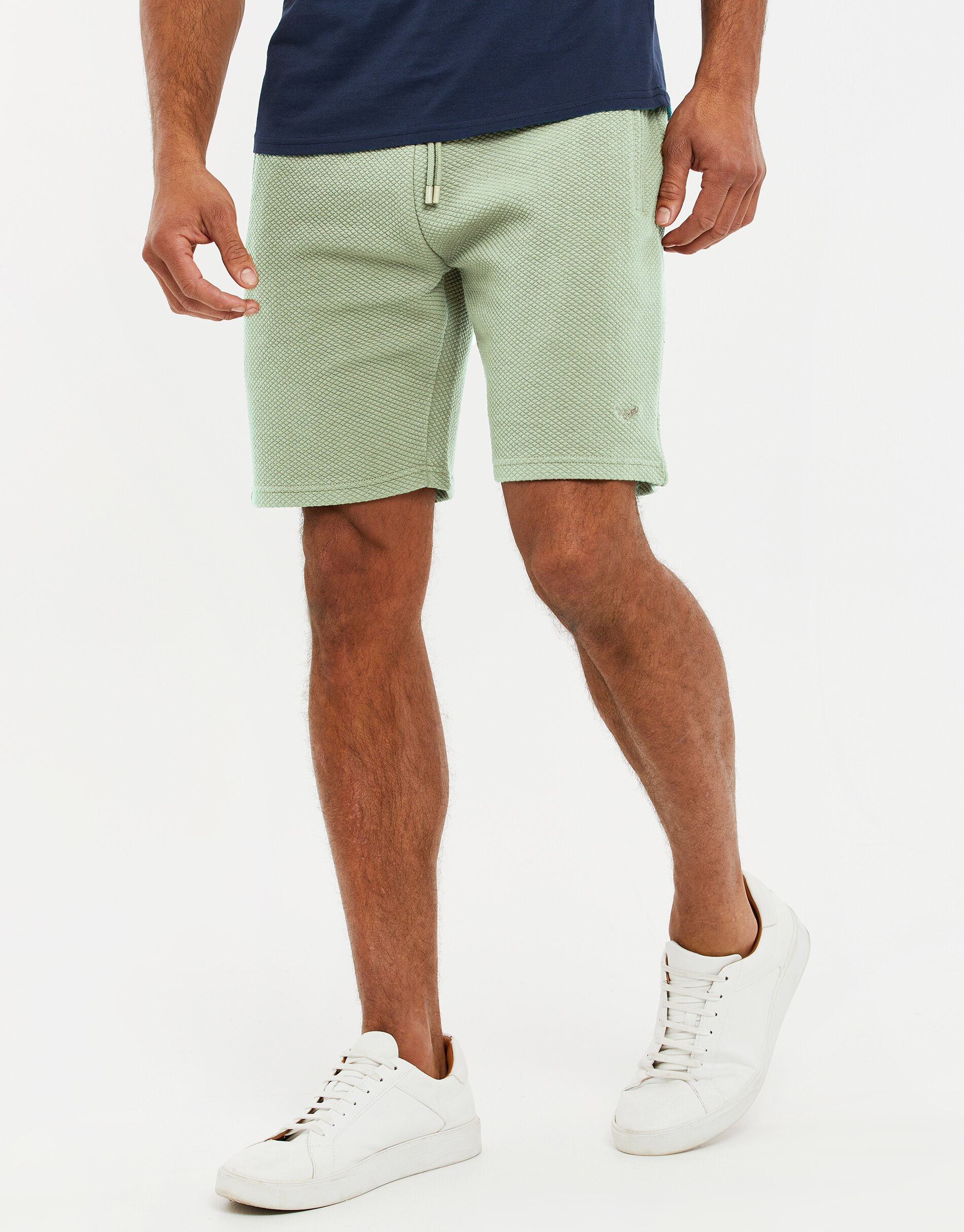 Threadbare, Pantaloni scurti de trening cu snur de ajustare THB Fergie 3661, Verde pal, S