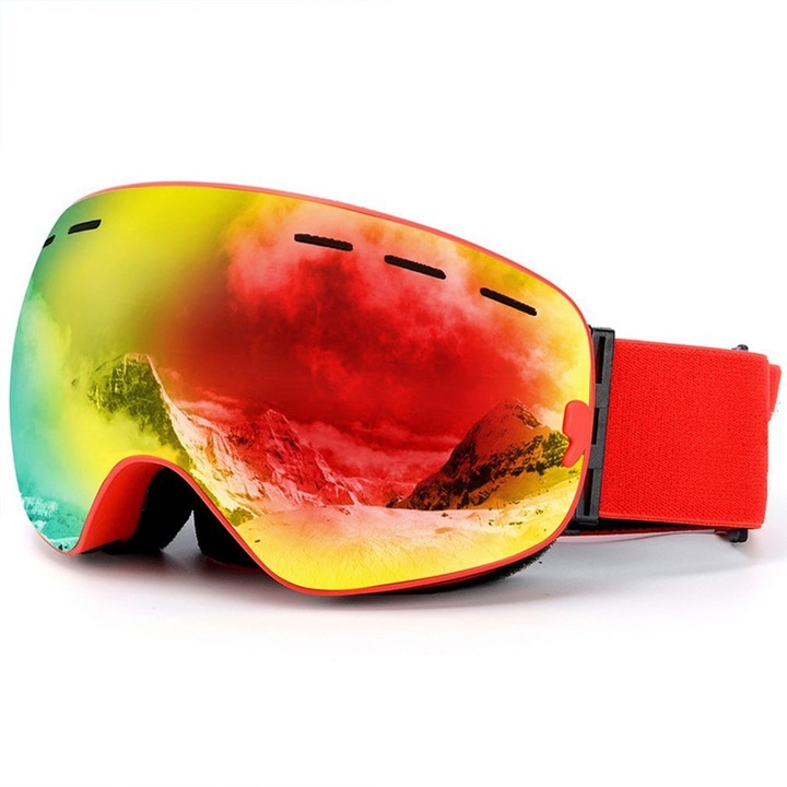 Ски очила WALALLA, UV400, Oранжев