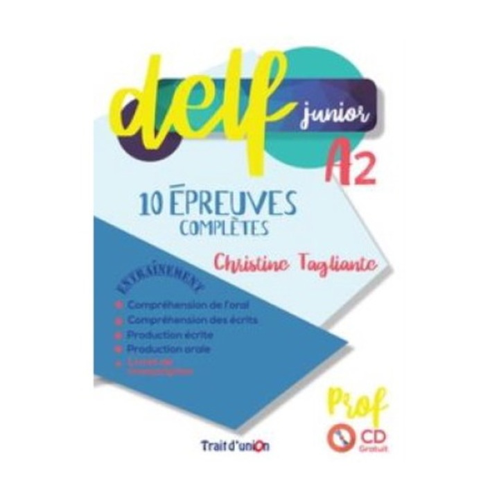 Nouveau Delf junior A2, Trait D Union, Limba franceza, 2020