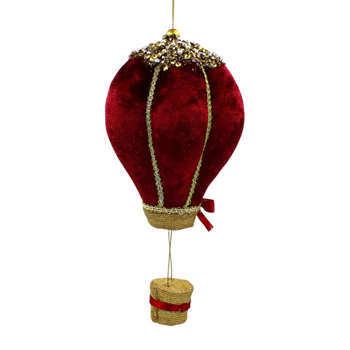 Ornament Decoris - Balon rosu cu aer