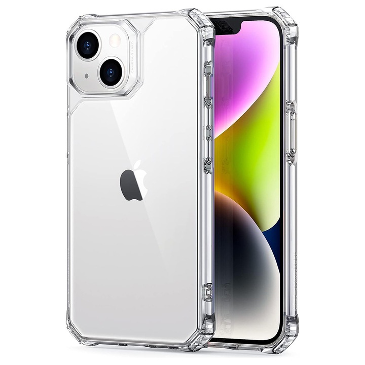 Защитен калъф за iPhone 14 Plus, Eldar Protect, B43, Silicon Flex, прозрачен